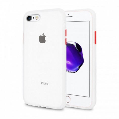 Чехол Shadow Matte на iPhone 7 White/Red